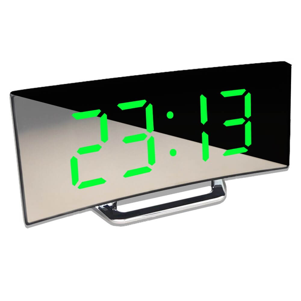 Skanto | Buet LED Digital Vekkerklokke - Rass