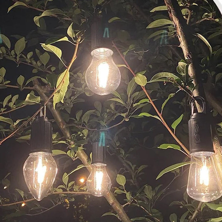 Skanto | Ny utendørs camping hengende Type-C lading retro lyspære