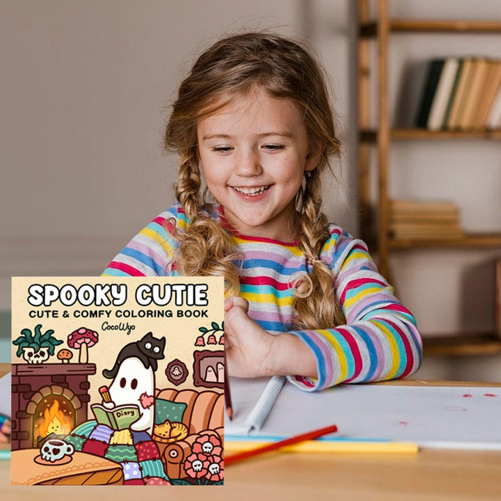Spooky Cutie: Fargebok for Voksne og Tenåringer | Skanto
