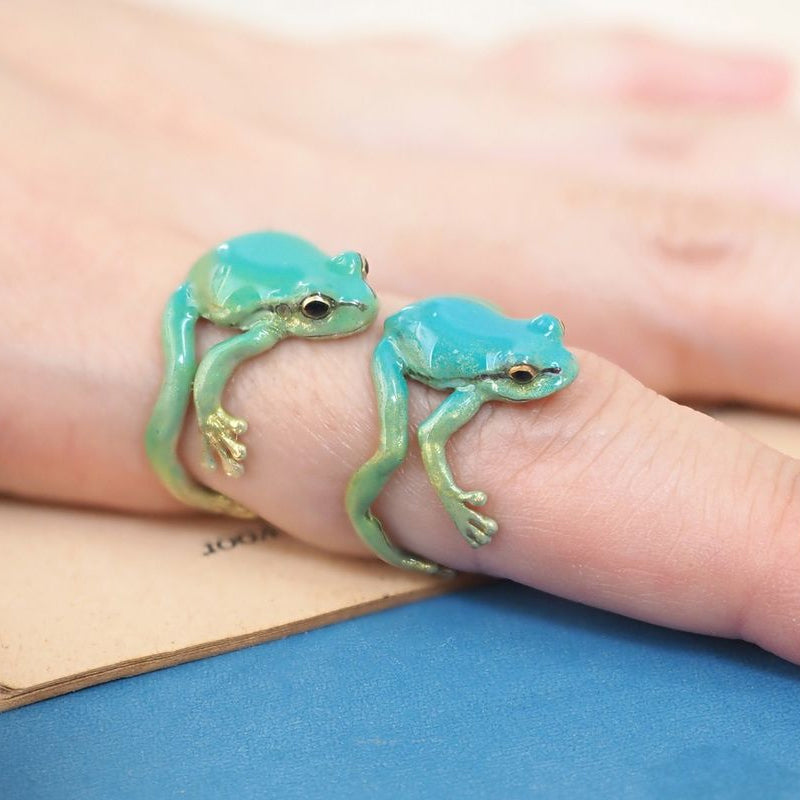 Skanto | Nyeste-tree Frog Ring Øredobber