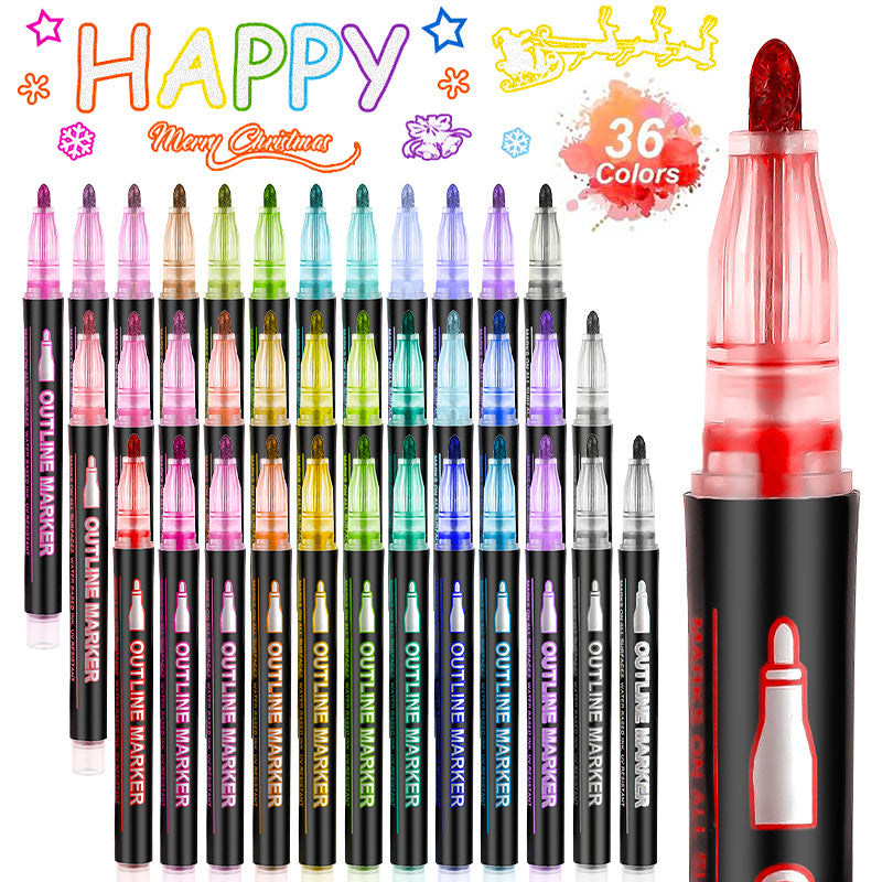 Skanto | Farge Lysstav Graffiti Highlight Pens