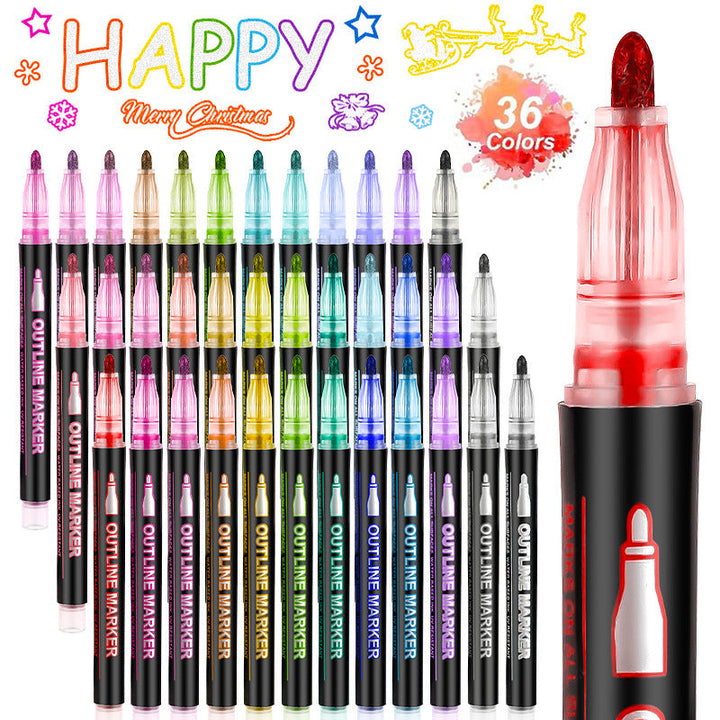 Skanto | Farge Lysstav Graffiti Highlight Pens