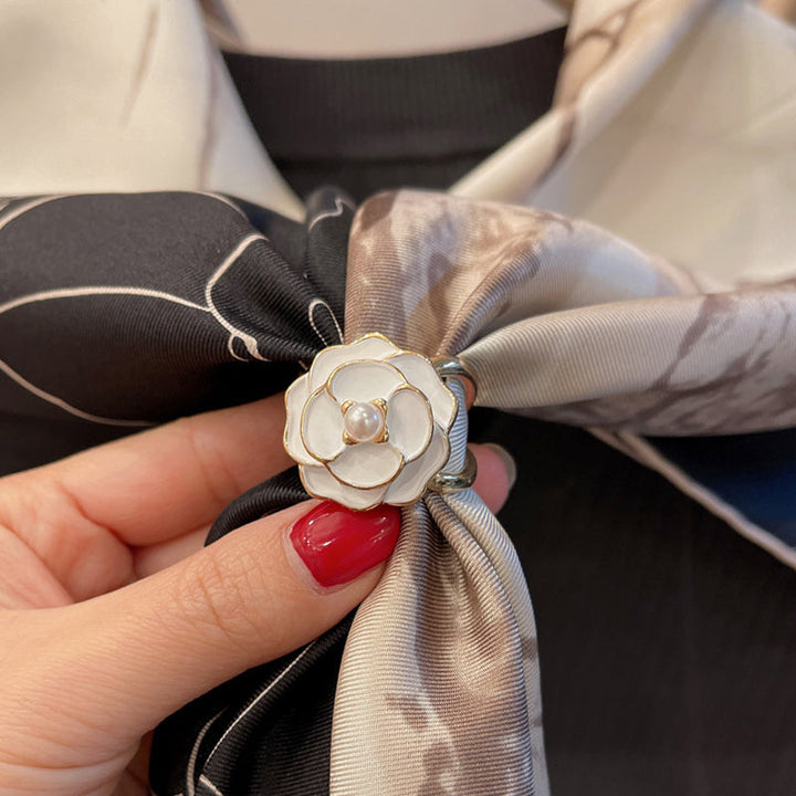 Skanto | ️Camellia Skjerf Spenne️