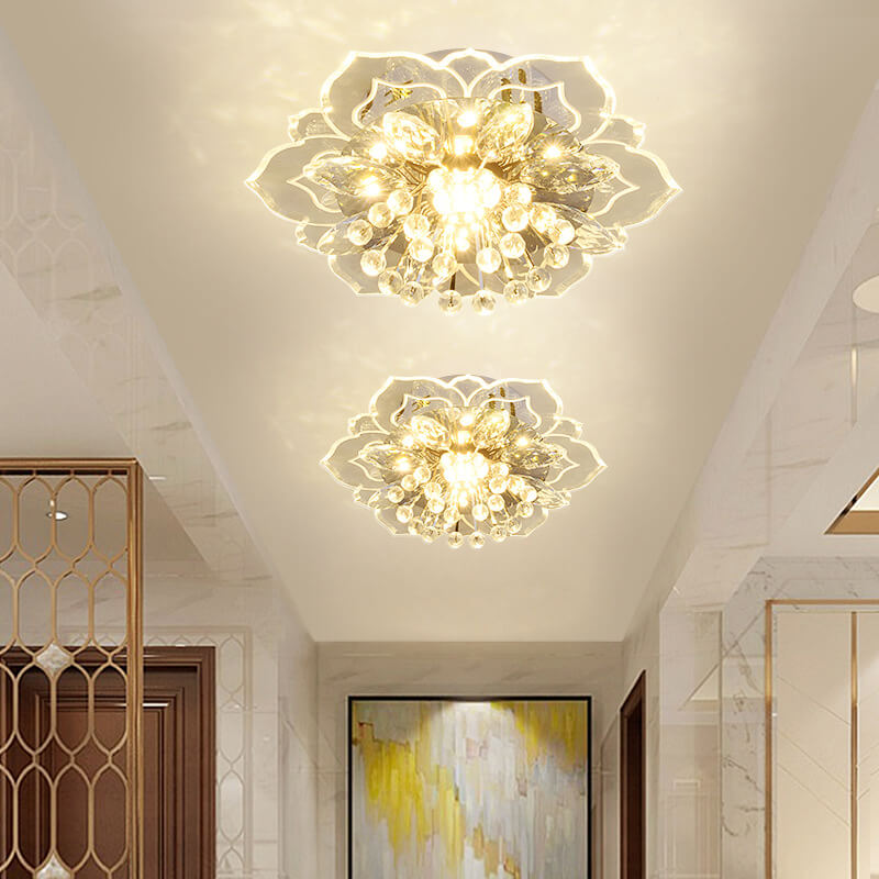 Karnz GlowPetal | LED krystall stift lampe | Blomstform, RGB Fargeveksling & energieffektiv