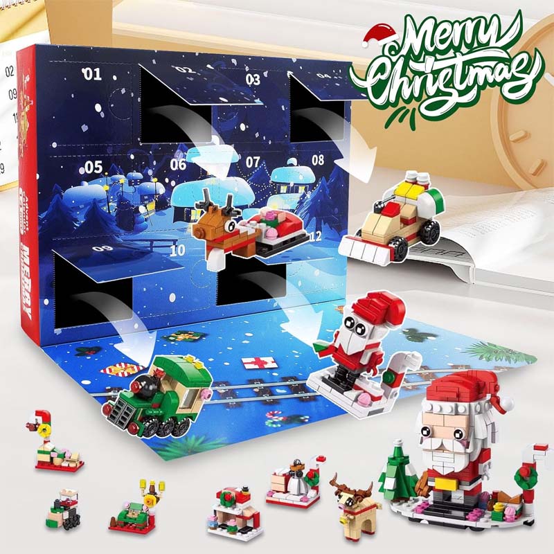 BuildJoy - Festlige Byggeklosser Adventskalender Skanto