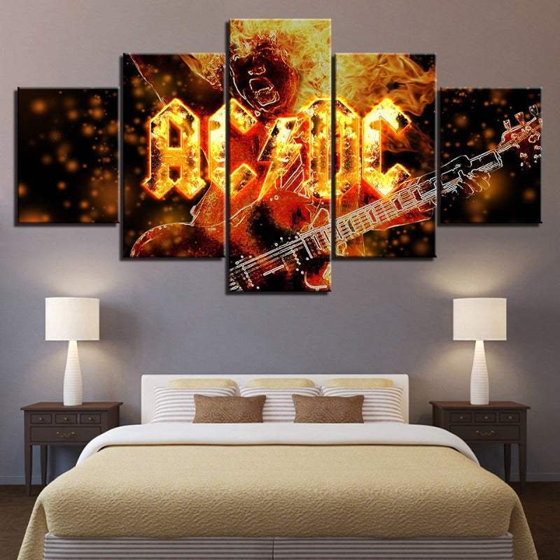 ACDC - Canvas Wall Art Painting | Skanto