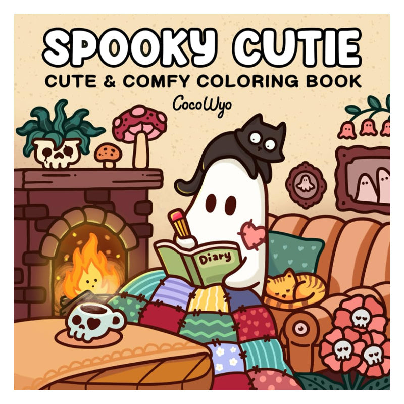 Skanto | Spooky Cutie: Malebok for voksne og tenåringer