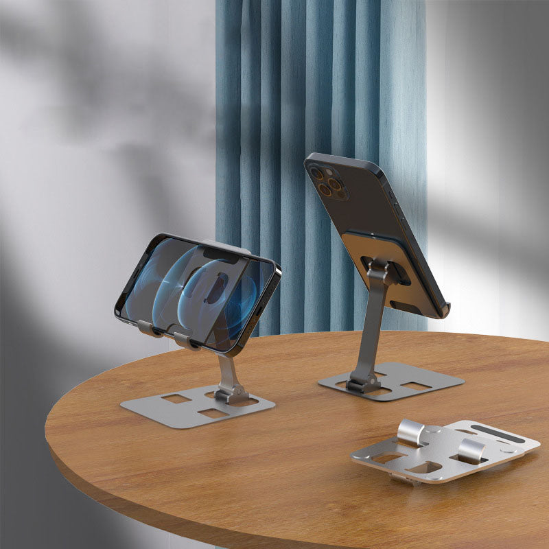 Aluminium Justerbar Skrivebord Telefonholder | Skanto