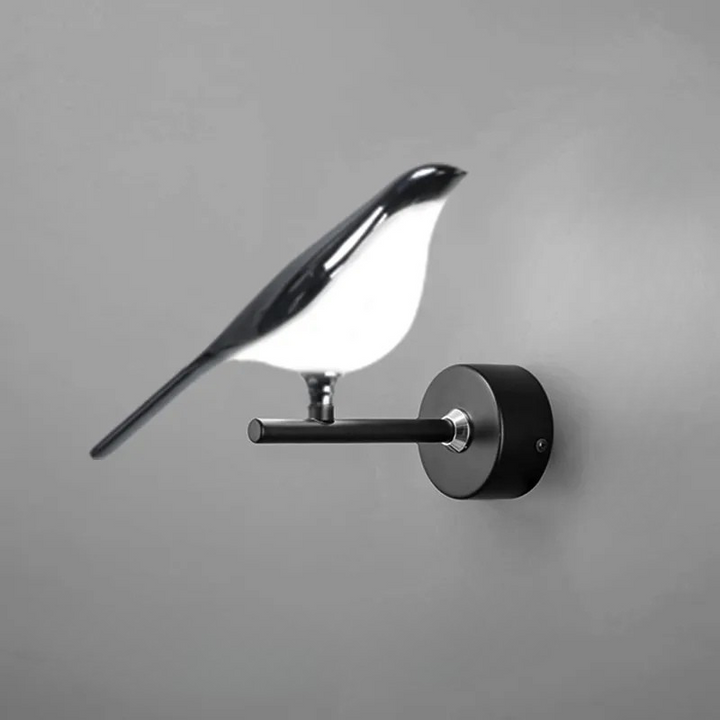 Skanto | BirdGlow – Fortryllende Vegglampe med Fugl for Mykt, Fangende Lys