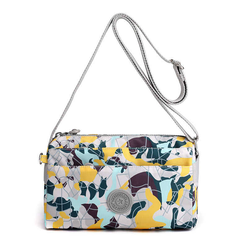 Kvinnenes Casual Multi-lags Fashionable Enkel Skulderveske Laget av Nylon | Skanto