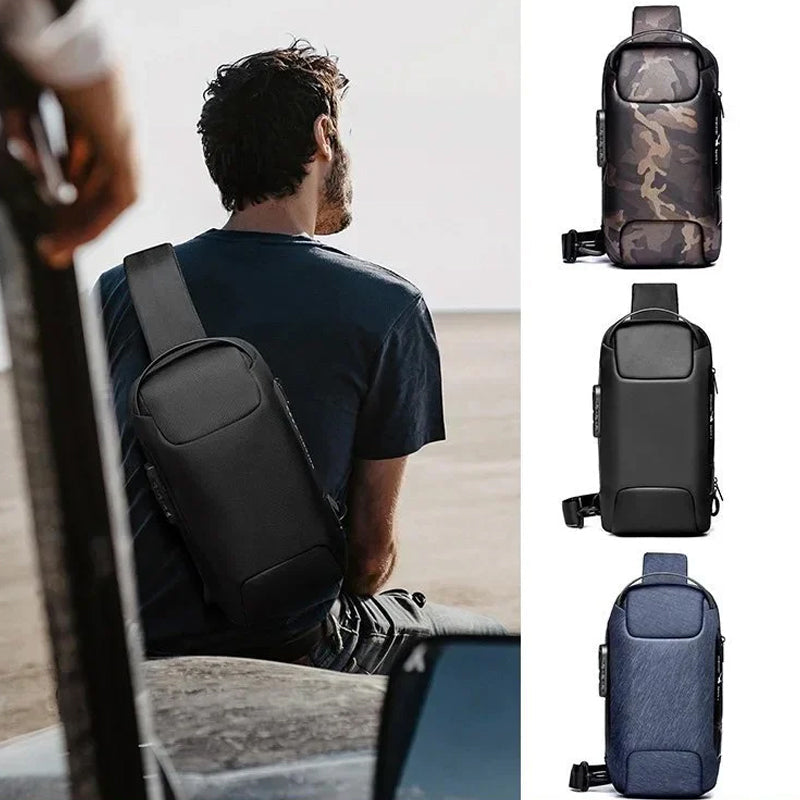 Skanto | USB-ladeport Sling Anti-Tyveri Crossbody Bag