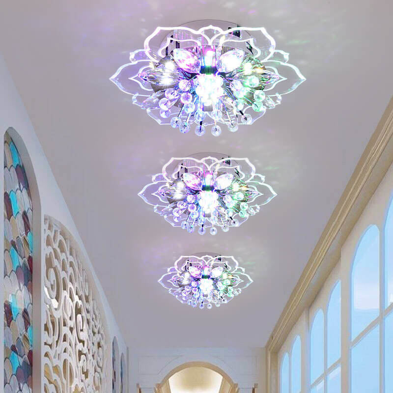 Karnz GlowPetal | LED krystall stift lampe | Blomstform, RGB Fargeveksling & energieffektiv
