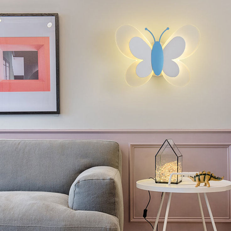 Skanto | LuminoArt – Vegglampe LED kreativ formet som en sommerfugl med 1 lys i akryl