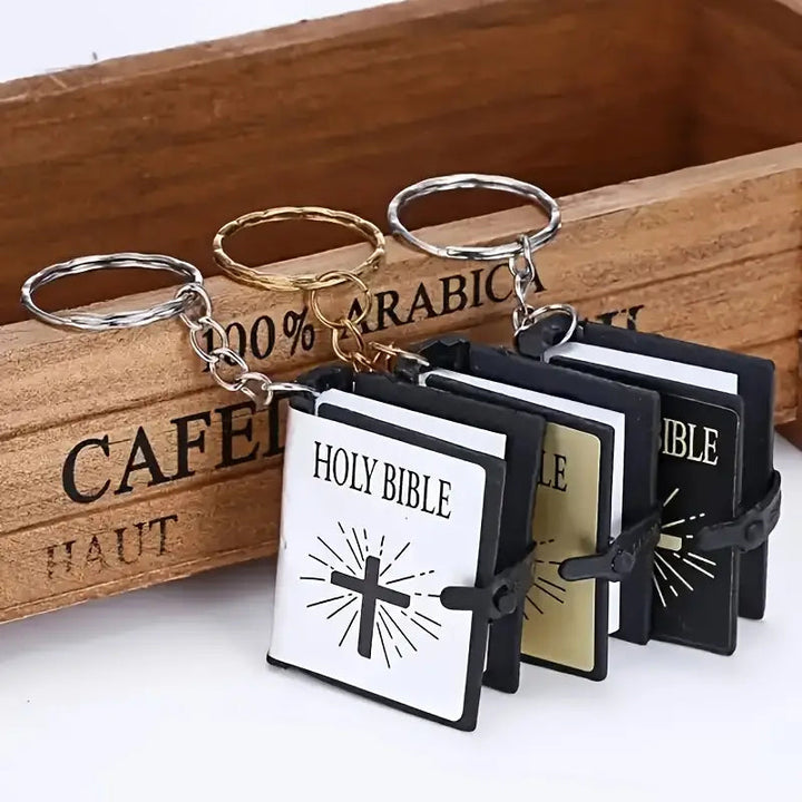 Skanto | Mini Bibel Kors Nøkkelring