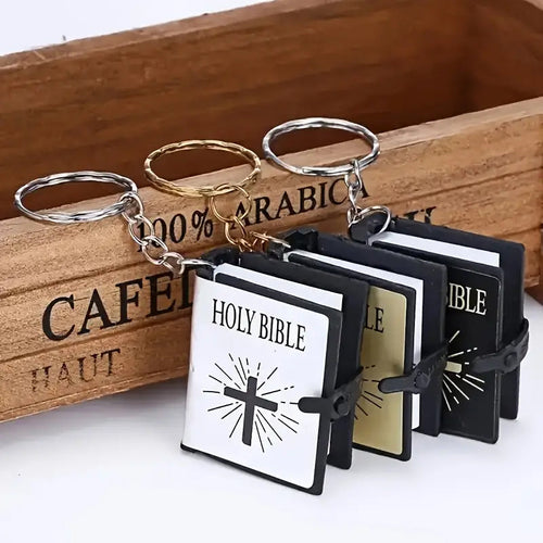 Skanto | Mini Bibel Kors Nøkkelring