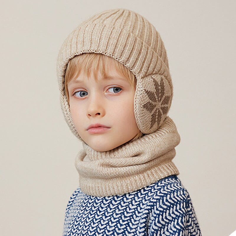 Skanto | Vinter Beanie Hatt Skjerf Sett Varme Strikket Hatt
