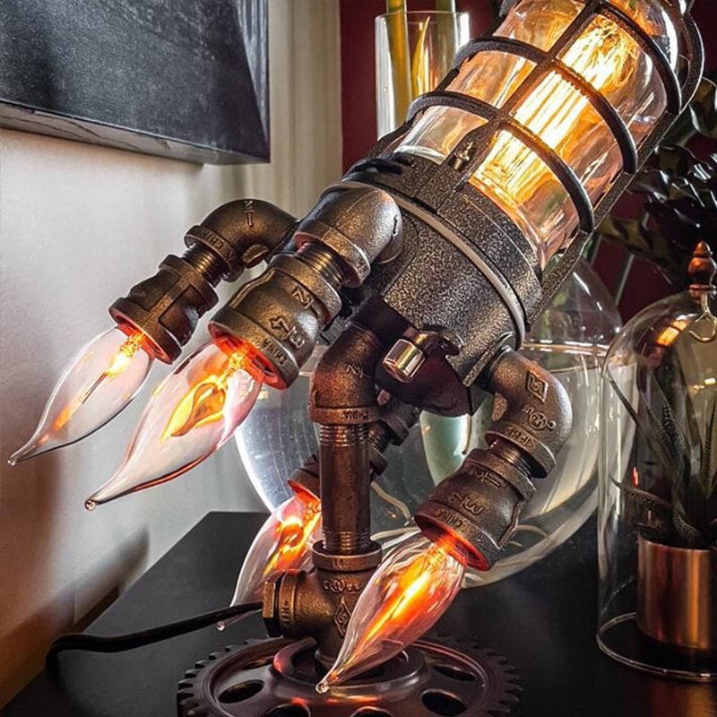 Skanto | Steampunk Raketlampe