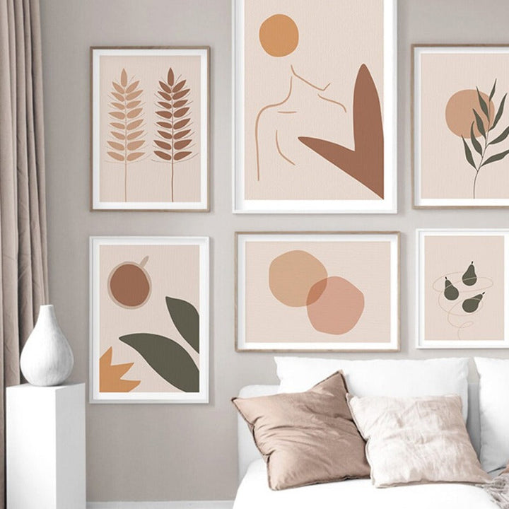 Boho Lifestyle - Lerret Veggkunst Maleri | Skanto