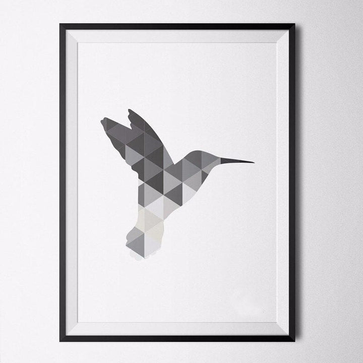Nordisk kolibri – lerretbilde