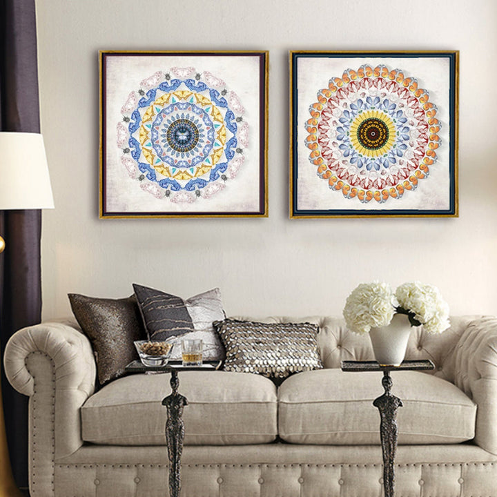 Moderne mandala – lerretbilde
