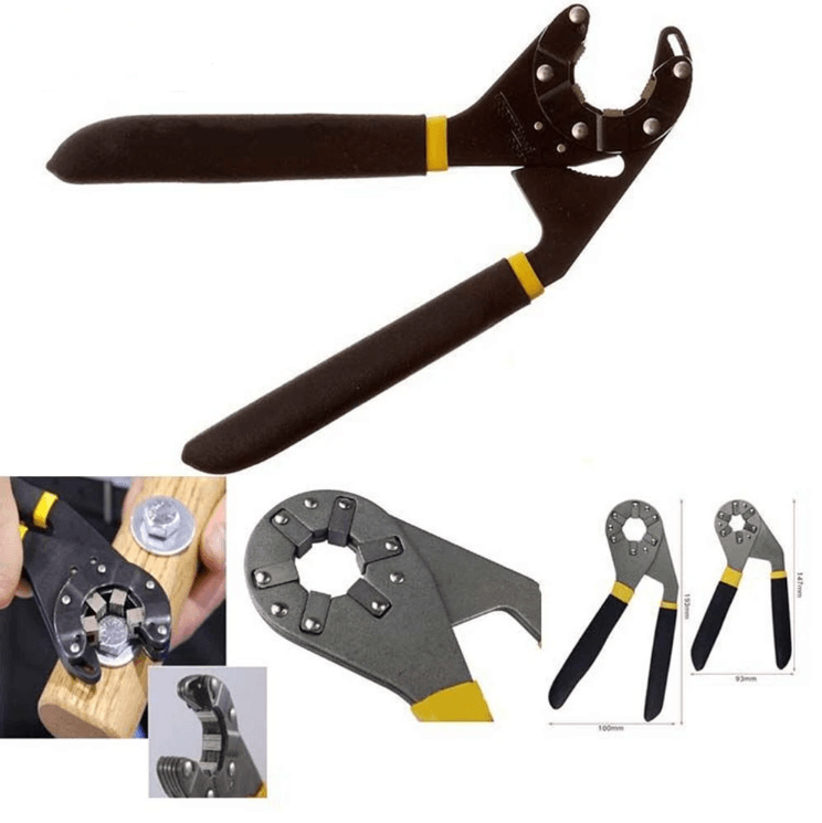 Skanto | Multifunksjonell Logger Head Bionic Grip Skiftenøkkel