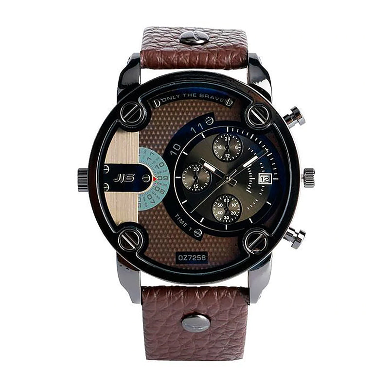 Skanto | Men’s Fashion Stor Ur Stil Stål Armbånd Klokke