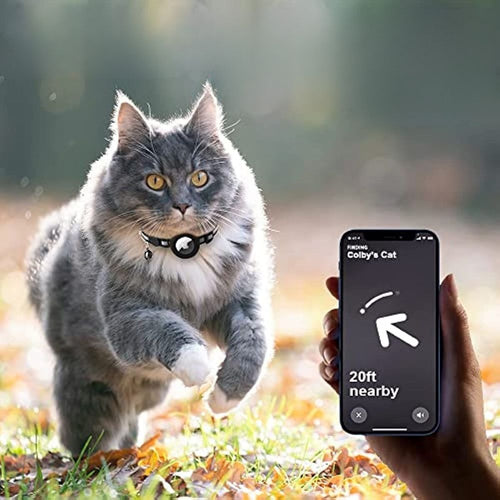 Skanto | Katt halsbånd med bjelle og GPS sporingsbrakett