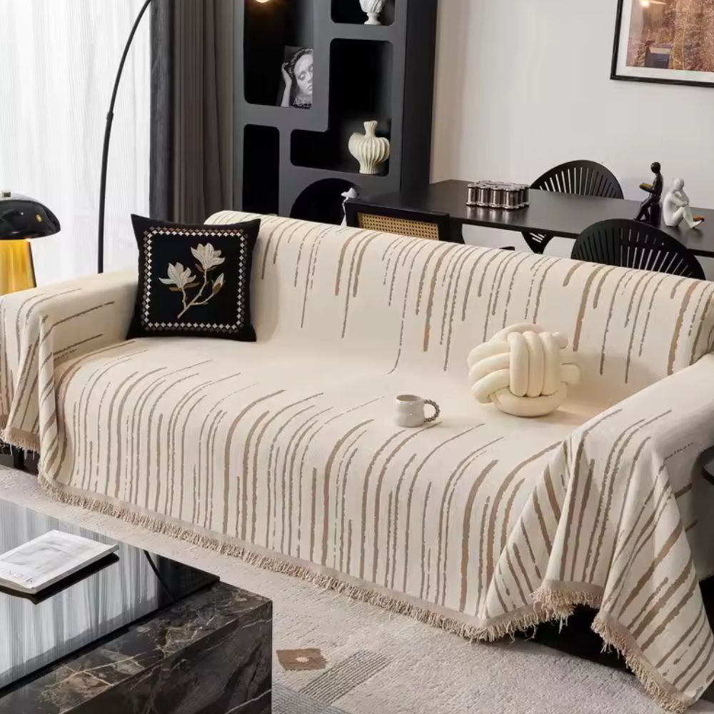 Skanto | Velour Cascade Sofa Cover