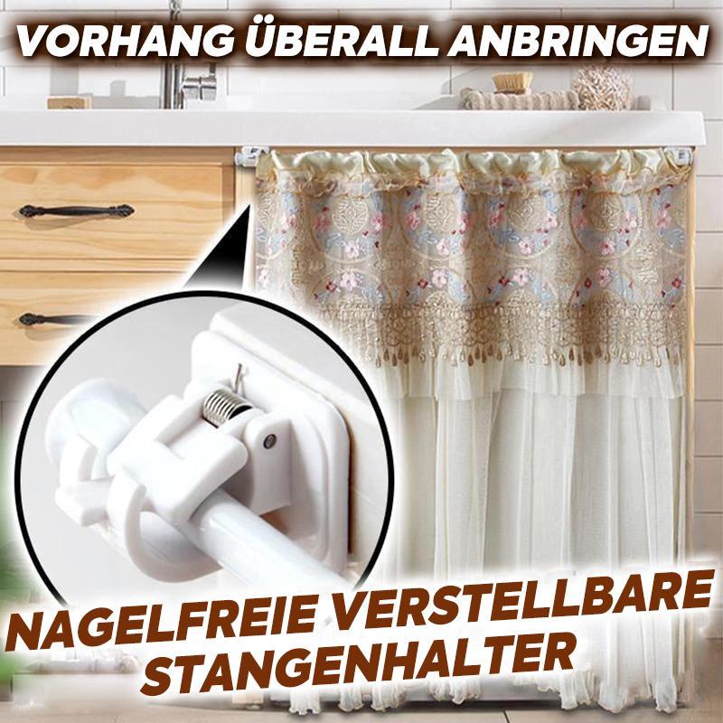 Skanto | Nagelfrie justerbare stangholdere (2 stk)
