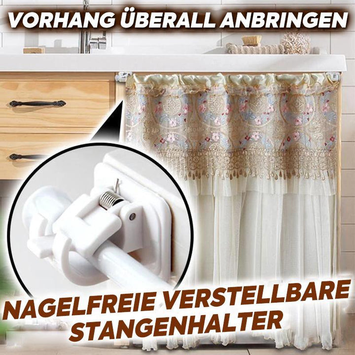 Skanto | Nagelfrie justerbare stangholdere (2 stk)