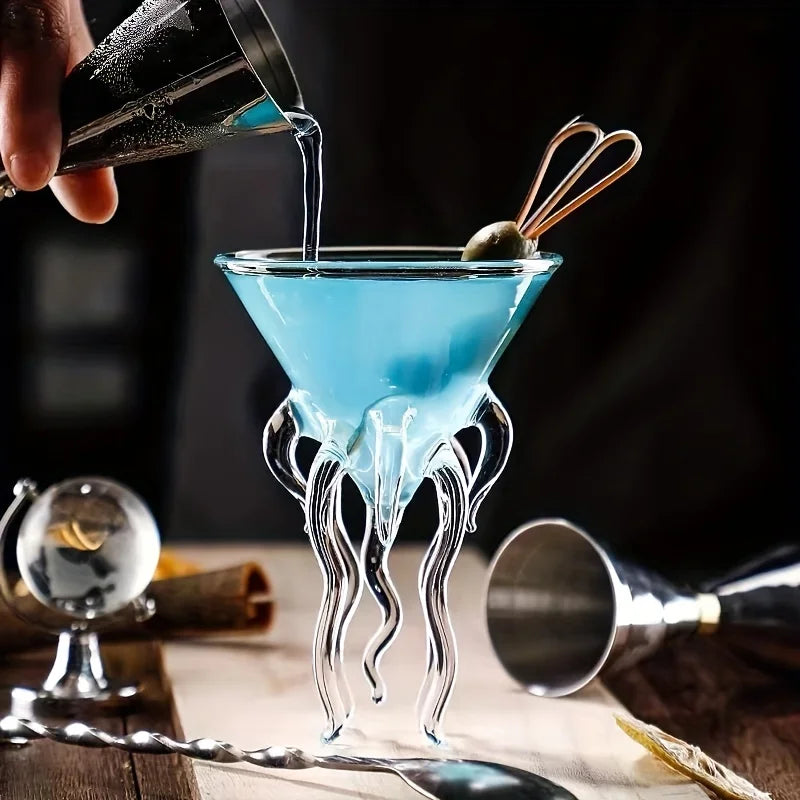 Unik, blekksprut-inspirert cocktailglass Skanto