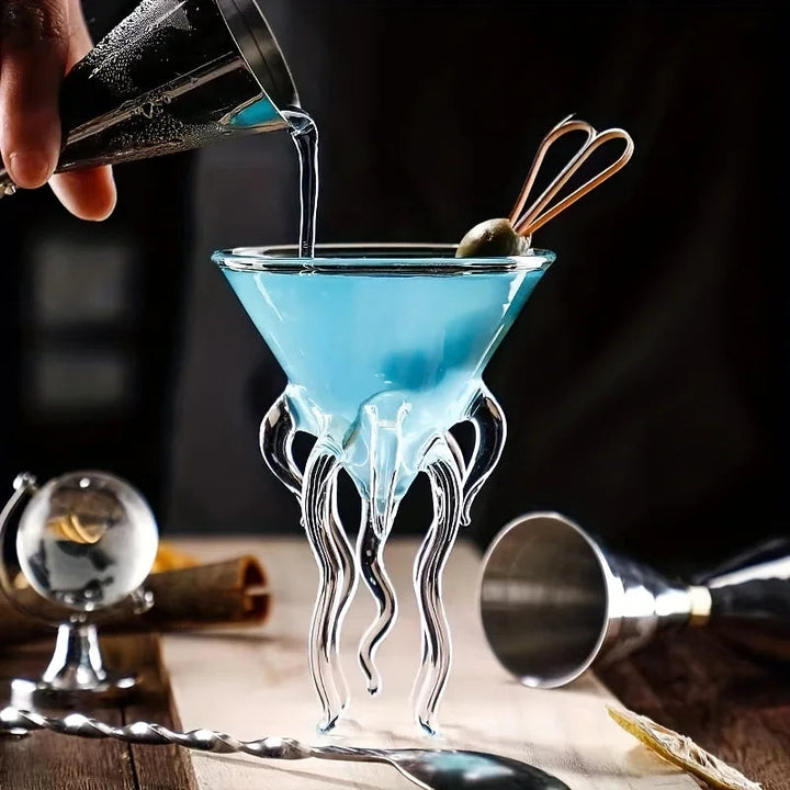 Unik, blekksprut-inspirert cocktailglass Skanto