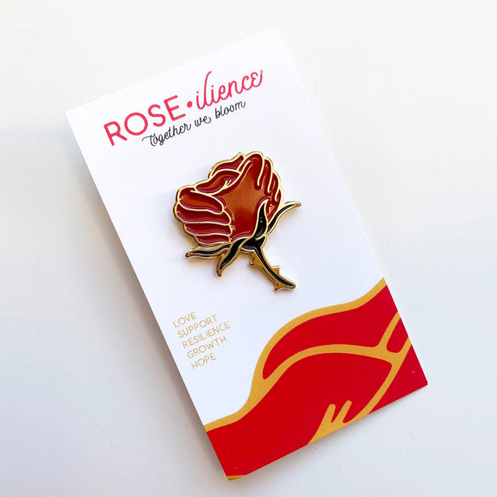 Skanto | Rose Resilience Emalje Krage Pin