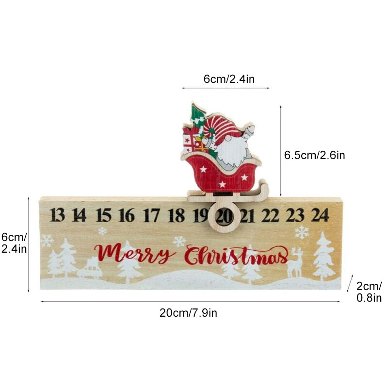 God jul Tre Mobil Santa Claus Kalender Ornament | Skanto