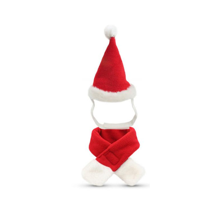 Juledekorasjon Santa-hatt med skjerf | Skanto