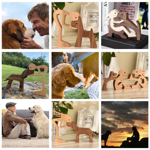 Skanto | Håndlaget Hundefigur - HeartBond
