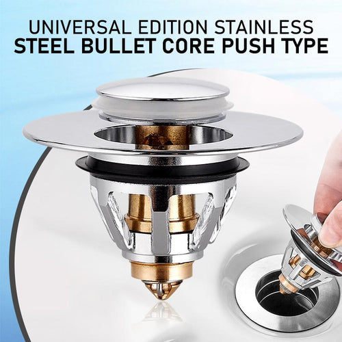 Skanto | Universal Rustfritt Stål Pop-up Dreneringsfilter