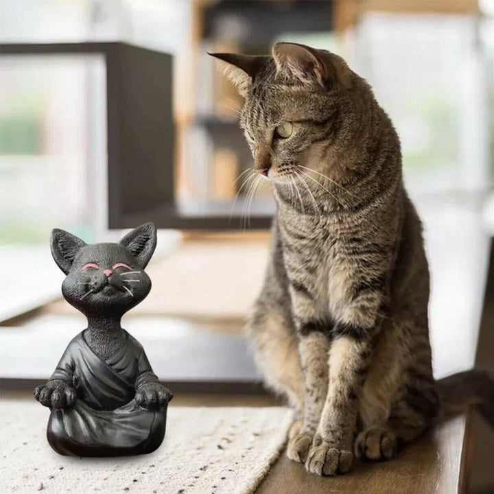 Happy Buddha Cat | Skanto