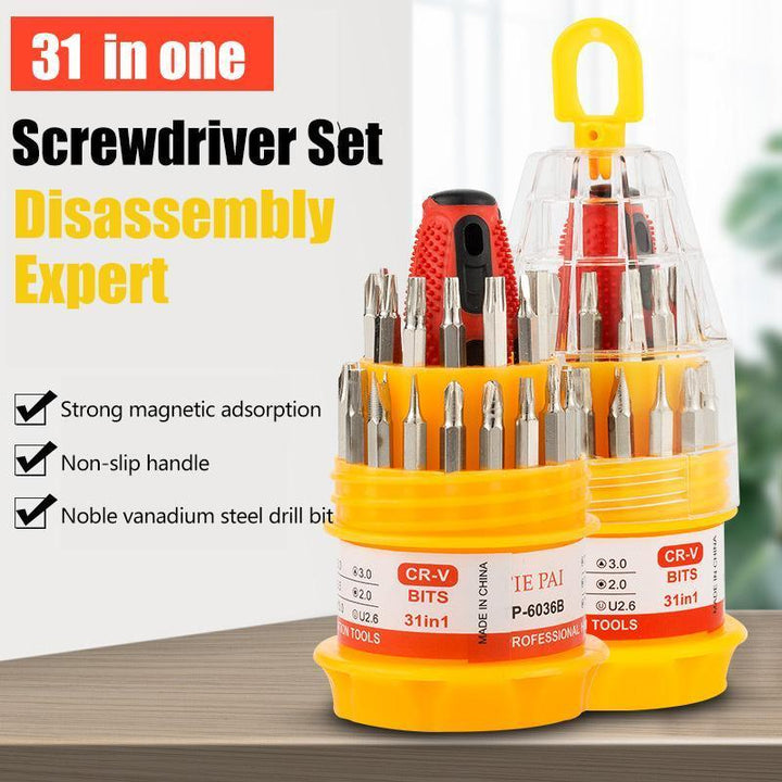 Skanto | 31-i-1 Skrutrekker Sett