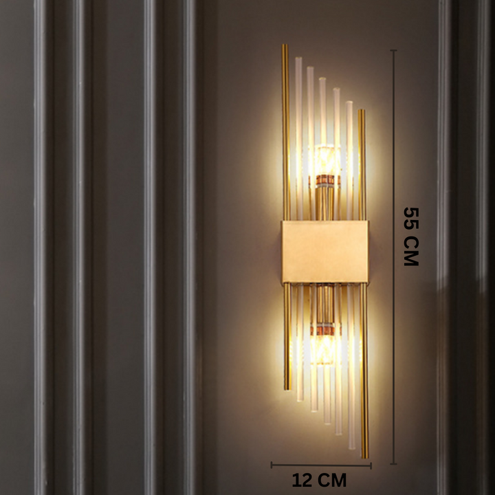 Skanto | Vegglampe - GlamorLite - Luksuriøs Design - Elegant og Raffinert