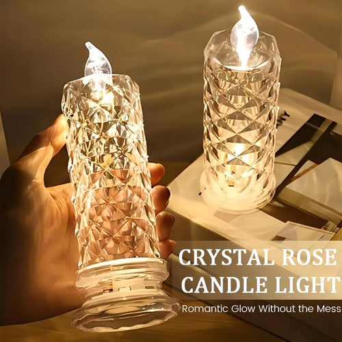 Skanto | Crystal Rose Lysestake - Romantisk sjarm uten å være rotete