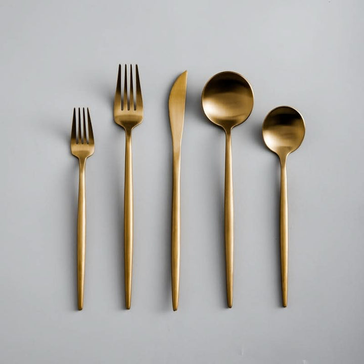 Skanto | Minimalist Bestikksett i Rustfritt Stål