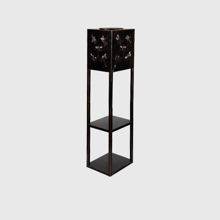 Solar Butterfly Light Shadow Square Shelf Planter Light Garden Decorative Outdoor Waterproof Patio Outdoor Light | Skanto