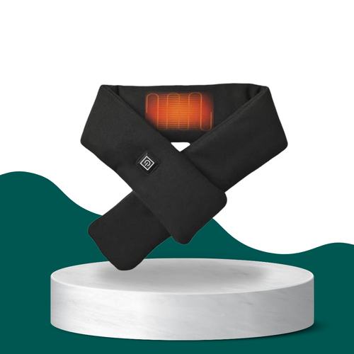 Skanto | WarmFlex™ Oppvarmet Innpakning for Nakken | Oppvarmet Skjerf for Britiske Vintere