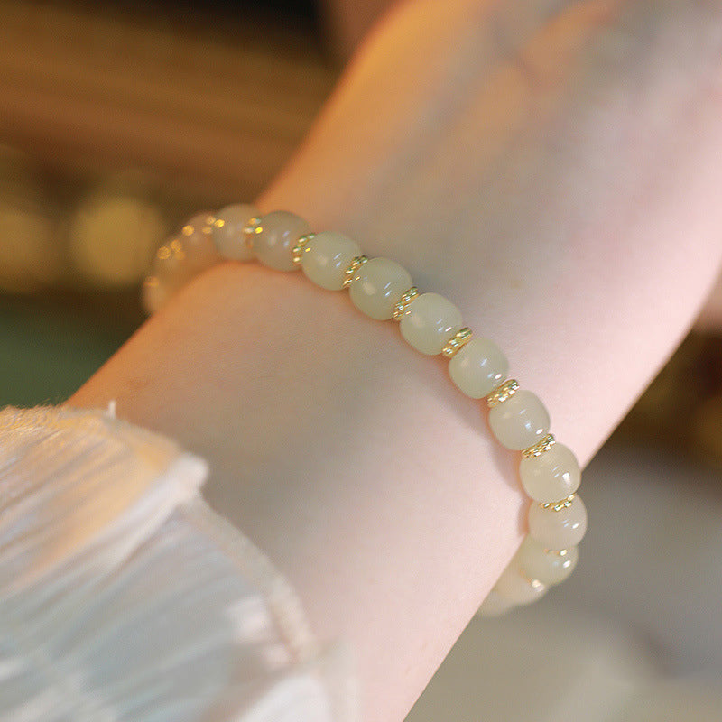 Skanto | Elegant Hetian Jade Bracelet