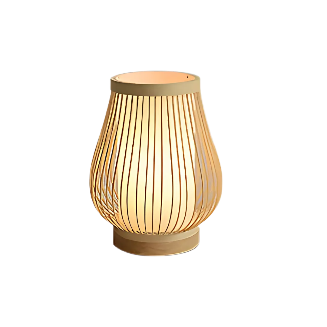 Skanto | Japansk LED Bordlampe laget av Bambus