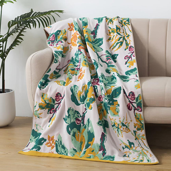 Skanto | Naturens Omfavnelse Floral Badehåndkle