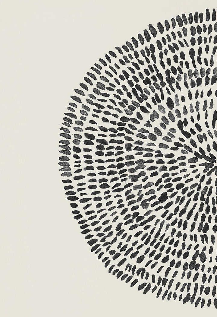 Abstrakte Radiale Dots Veggkunst Fine Art Lerretsutskrifter Minimalistiske Bilder For Moderne Stue Spisestue Soverom Kunst For Samtids Hjem Dekor | Skanto