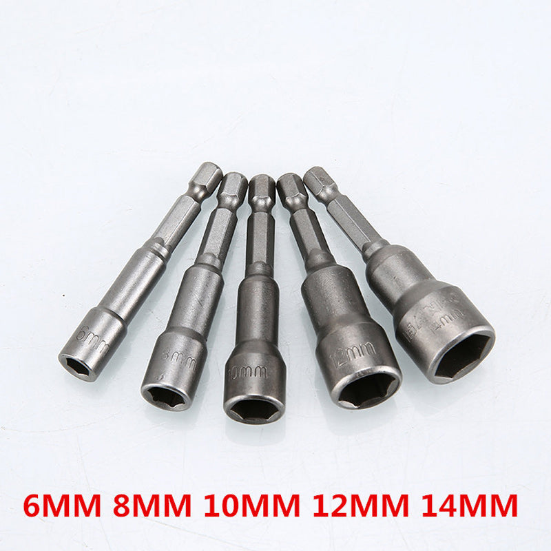 Skanto | Ekstra Dyp Hex Bit Socket Bolt Nut Driver Bit Sett