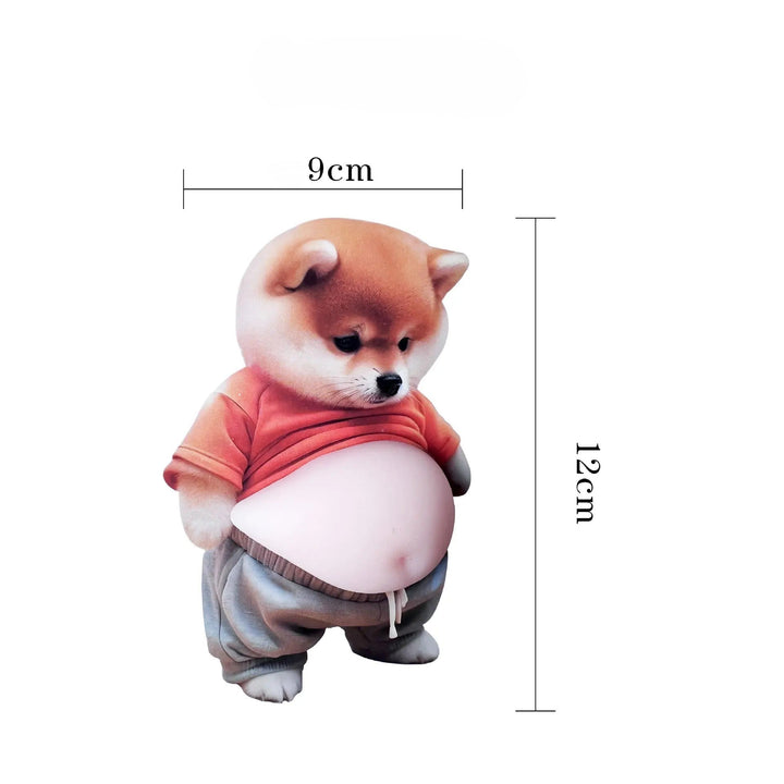 Chubby Shiba Silikon Klistremerke Beskyttelse | Skanto